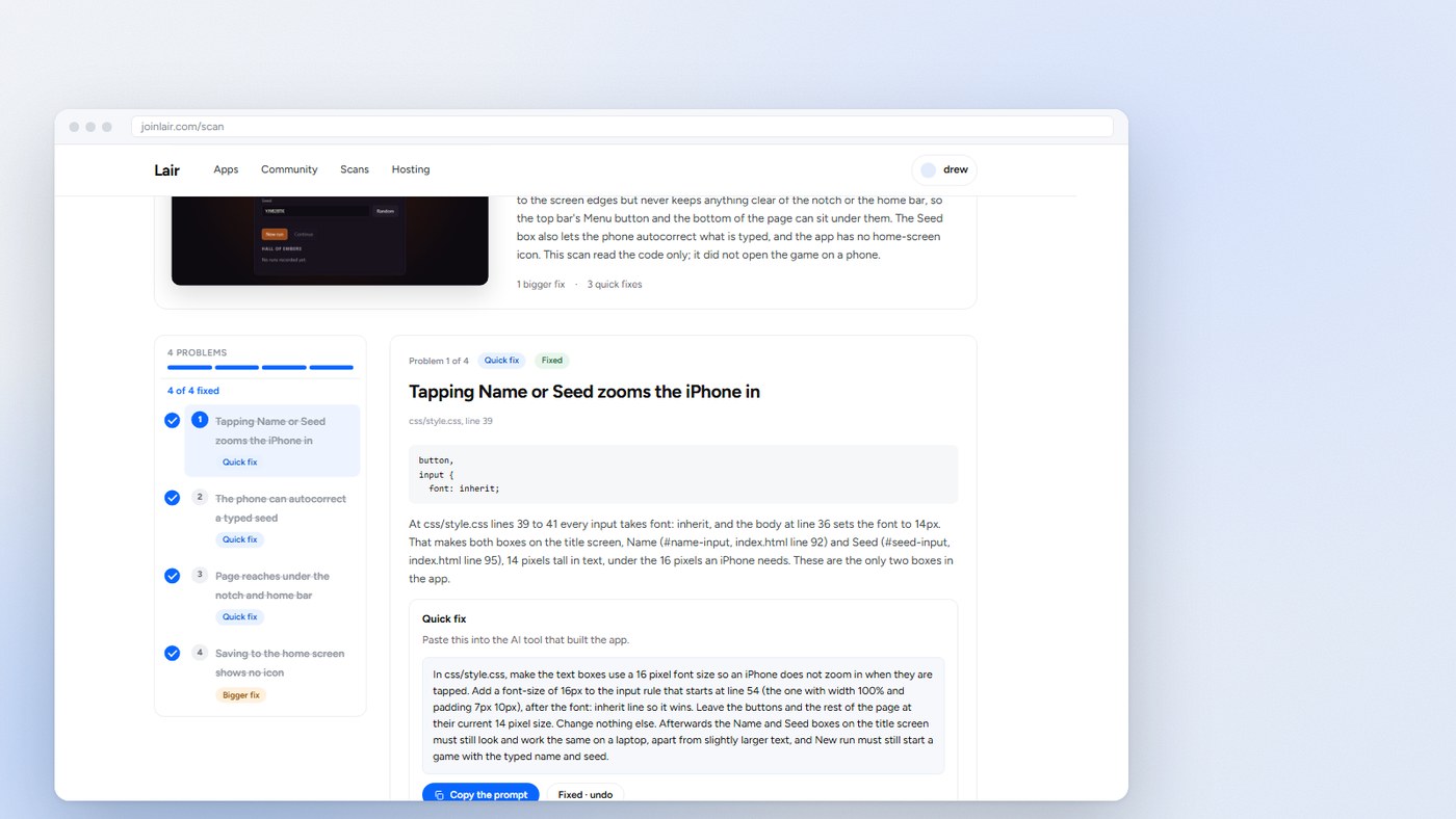 Step 5: Upload the fix
